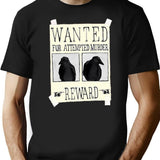 Attempted Murder T-Shirt - Retro Graphic Tee for Men & Women - Black