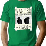 Attempted Murder T-Shirt - Retro Graphic Tee for Men & Women - Green