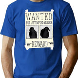 Attempted Murder T-Shirt - Retro Graphic Tee for Men & Women - Blue