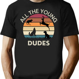 Atyd Vintage T-Shirt - Retro Graphic Casual Tee - Black