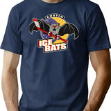 Austin Ice Bats Retro Defunct Hockey T-Shirt - Navy