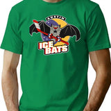 Austin Ice Bats Retro Defunct Hockey T-Shirt - Green