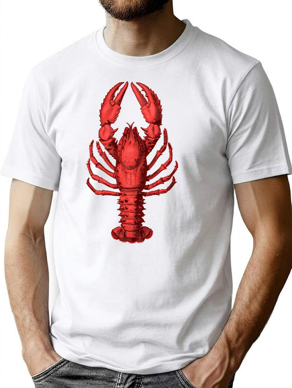 Australian Crayfish T-Shirt - Retro Graphic Tee for Men & Women - White