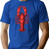 Australian Crayfish T-Shirt - Retro Graphic Tee for Men & Women - Blue