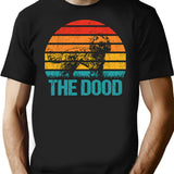 Australian Labradoodle Vintage Retro T-Shirt - Retro Graphic Casual Tee - Black