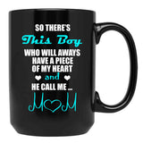 Autism Mom Mug Black Coffee Mug - Black
