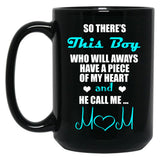 Autism Mom Mug Black Coffee Mug