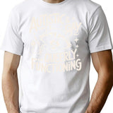 Autistic And Gay Raccoon T-Shirt - Retro Graphic Tee for Men & Women - White