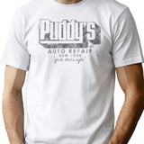 Auto Repair T-Shirt - Retro Graphic Tee for Men & Women - White