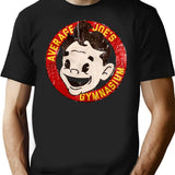 Average Joe's Gymnasium Funny T-Shirt - Sarcastic Humor Graphic Tee - Black
