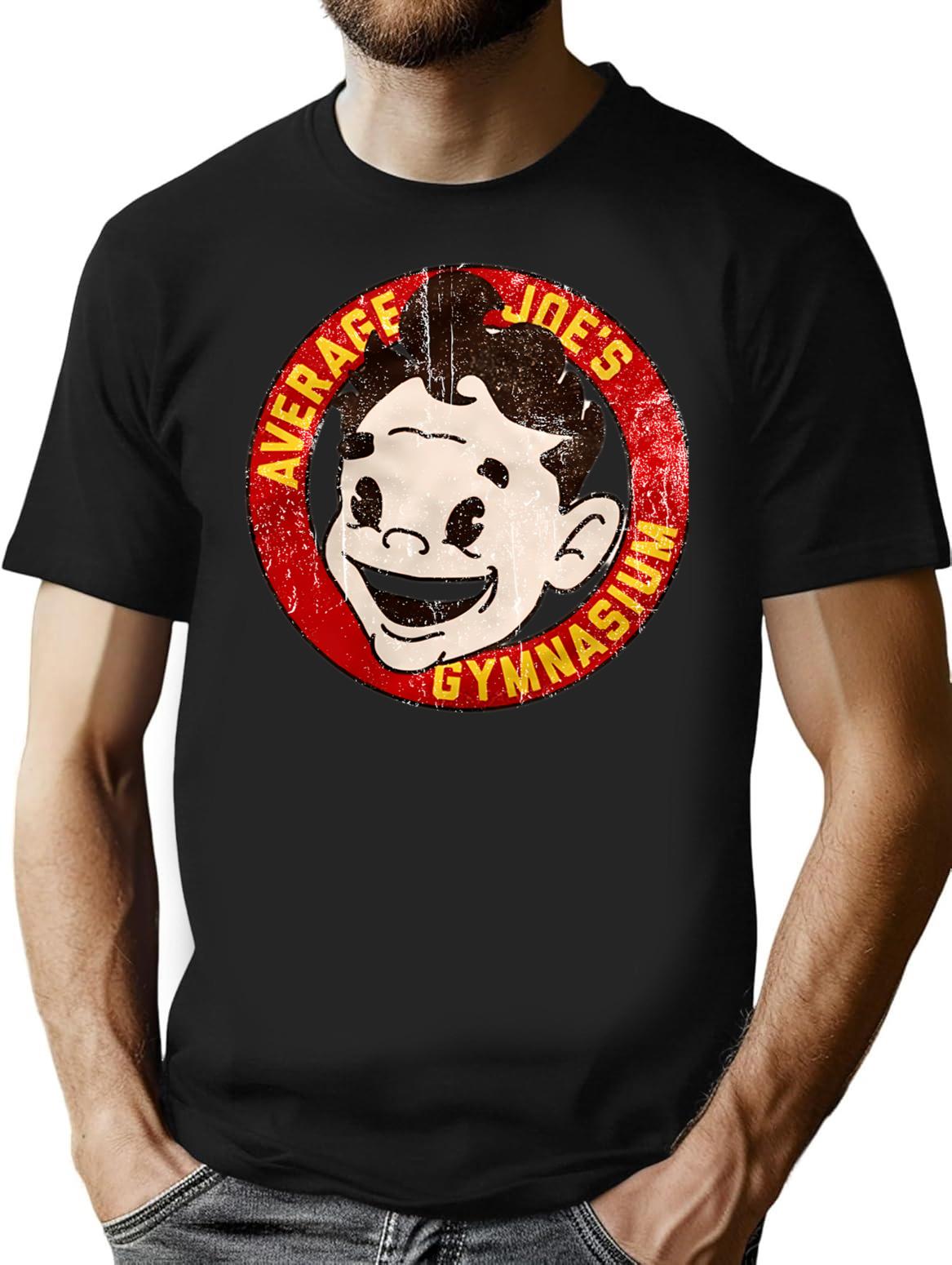 Average Joe's Gymnasium Funny T-Shirt - Sarcastic Humor Graphic Tee - Black