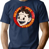 Average Joe's Gymnasium Funny T-Shirt - Sarcastic Humor Graphic Tee - Navy
