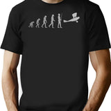 Aviation T-Shirt - Retro Graphic Tee for Men & Women - Black