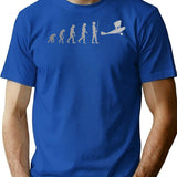 Aviation T-Shirt - Retro Graphic Tee for Men & Women - Blue
