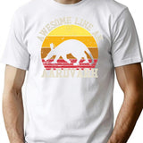 Awesome Aardvark Costume Funny Vintage Anteater Animal T-Shirt - White