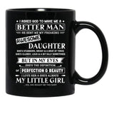 Awesome Daughter Black Coffee Mug - Black