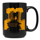 Awesome First Day Winnie Mom Dad The Pooh Funny Life Retro Style Art Black Coffee Mug, Gift Coffee Mug - Black