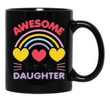 Awesome Like My Daughter (120) Black Coffee Mug - Black