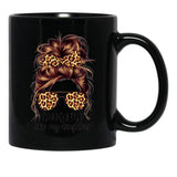 Awesome Like My Daughter (51) Black Coffee Mug - Black