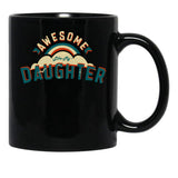 Awesome Like My Daughter (67) Black Coffee Mug - Black