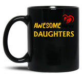 Awesome Like My Daughters 5 Black Coffee Mug