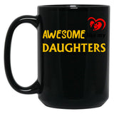 Awesome Like My Daughters 5 Black Coffee Mug