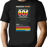 Awesome Memories T-Shirt - Retro Graphic Tee for Men & Women - Black