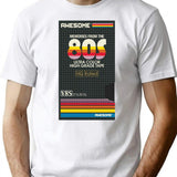 Awesome Memories T-Shirt - Retro Graphic Tee for Men & Women - White