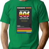 Awesome Memories T-Shirt - Retro Graphic Tee for Men & Women - Green