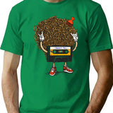 Awesome Mix Vol. Funky T-Shirt - Retro Graphic Tee for Men & Women - Green