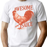 Awesome Sauce Rooster Shirt (as Seen In The Accountant 2) T-Shirt - White