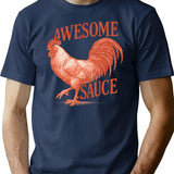Awesome Sauce Rooster Shirt (as Seen In The Accountant 2) T-Shirt - Navy