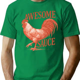 Awesome Sauce Rooster Shirt (as Seen In The Accountant 2) T-Shirt - Green