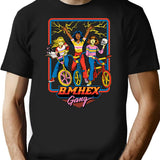 B.m.hex Gang T-Shirt - Retro Graphic Tee for Men & Women - Black