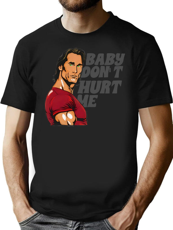 Baby Don't Hurt Me Funny T-shirticonic Meme T-shirt - Black