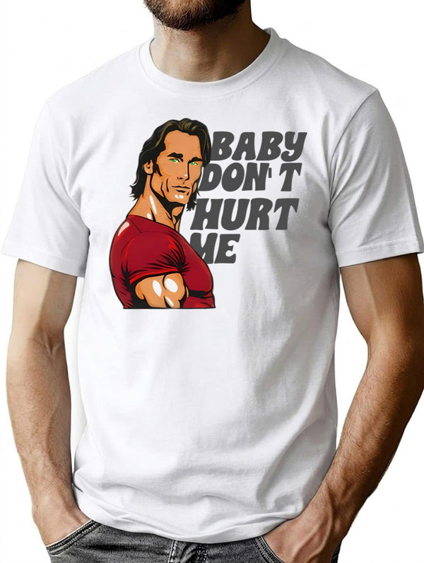 Baby Don't Hurt Me Funny T-shirticonic Meme T-shirt - White