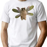 Baby Fairy Kitten T-Shirt - Retro Graphic Tee for Men & Women - White