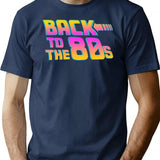 Back To The 80s - Costume Fancy Dress Party Idea Halloween (1) T-Shirt - Navy