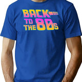 Back To The 80s - Costume Fancy Dress Party Idea Halloween (1) T-Shirt - Blue
