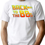 Back To The 80s - Costume Fancy Dress Party Idea Halloween T-Shirt - White