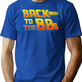 Back To The 80s - Costume Fancy Dress Party Idea Halloween T-Shirt - Blue