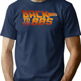 Back To The 80's T-Shirt - Retro Graphic Tee for Men & Women - Navy