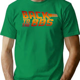 Back To The 80's T-Shirt - Retro Graphic Tee for Men & Women - Green
