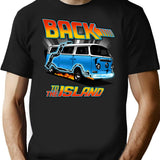 Back To The Island Spoof T-Shirt - Retro Graphic Tee for Men & Women - Black