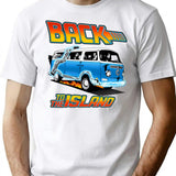 Back To The Island Spoof T-Shirt - Retro Graphic Tee for Men & Women - White