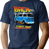 Back To The Island Spoof T-Shirt - Retro Graphic Tee for Men & Women - Navy