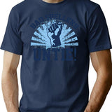 Bad Spellers Untie T-Shirt - Retro Graphic Tee for Men & Women - Navy