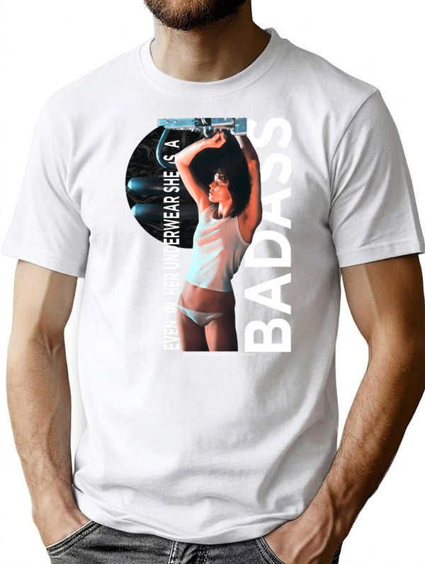Badass For Ever Ver.1 - Vintage Movie Collection T-Shirt - White