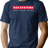 Bae Systems British Logo Classic T-Shirt - Retro Graphic Tee for Men & Women - Navy