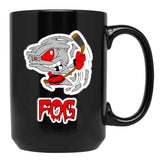 Bakersfield Fog Hockey Black Coffee Mug, Gift Coffee Mug - Black